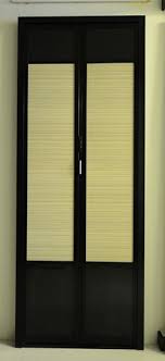 woodgrain aluminium frame acrylic bi fold door toilet door ideas bifold doors doors