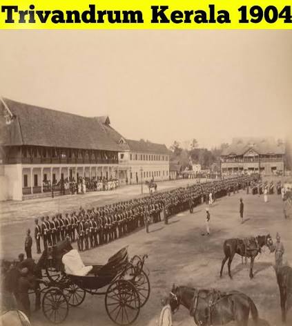 Victoria Jubilee Town Hall in Trivandrum, photographed in 1900. A great site for public gatherings in the heart of a bustling city. Constructed to memorialise the golden jubilee of the coronation of