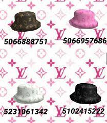 Fancy Bucket Hats Not Mine Codes For Bloxburg Roblox Accessories Roblox