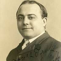 Fred Leist (cartoon for 1916 Pioneer Exhibition Game programme)