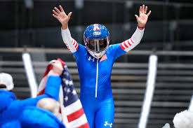 Two U.S. moms in their 40s rocketed to gold and bronze in Olympic bobsled showdown