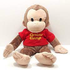 Curious George Monkey Plush Toy Stuffed Animal 10 By Treasures Treasures Monkey Plush Monkey Plush Toy Pet Toys