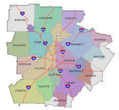 Map Of Greater Atlanta Area Service Area Map Serving Metro Atlanta, Ga & Surrounding 18 Counties