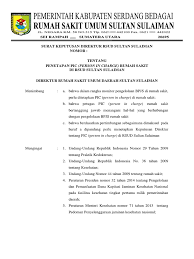 Keputusan ketua badan pengurus yayasan sejahtera progress nomor 021/ysp/10/ 2007 tentang penunjukan direktur rumah sakit royal progress. Sk Pic Pdf