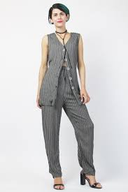 Black And White Pinstripe Suit Womens Your Place To Buy And Sell All Things Handmade Ladies Trouser Suits Trousers Women Clothes For Women