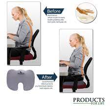 Pin On Seat Cushion For Back Pain Sciatica Relief Car Office Travel