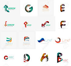This article explains how to install fonts in windows, word for macos, microsoft word online, word for android, and word for ios. Set Of New Universal Company Logo Ideas Geometric Business Icon Collection Alphabet Letters Swirl Waves And Other Shapes Royalty Free Cliparts Vectors And Stock Illustration Image 45334505