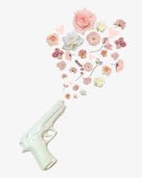 Lucyfer hyde via tumblr image 1892958 by patrisha on. Flowers Gun And Transparent Image Pastel Goth Tumblr Transparent Hd Png Download Kindpng