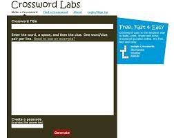 Crossword Labs The Simplest Way To Build Print Share And Solve Crossword Puzzles Online Free Crossword Puzzles Online Crossword Puzzle Maker Puzzle Maker