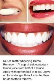 Whiten Your Teeth Fast Beauty Remedies Baking Soda And Lemon Health And Beauty