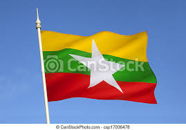Sie sah auch eine neue staatsflagge und ein neues staatssiegel vor. Flagge Von Myanmar Burma Die Republik Myanmar Hat Am 21 Oktober 2010 Eine Neue Staatsflagge Verabschiedet Um Die Fruhere Canstock