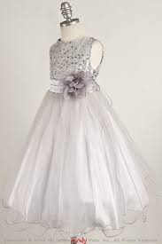 Silver Flower Girl Dress Flower Girl Dresses Silver Flower Girl Dress Flower Girl