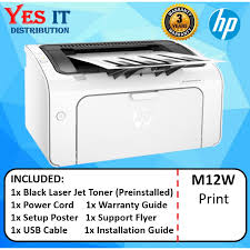 Hp laserjet pro m12w driver for windows 10, 8, 7 download leave a reply cancel reply Hp M12w Mono Laserjet Pro Printer T0l46a Shopee Malaysia
