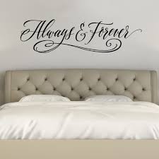Always And Forever Love Wall Decals Bedroom Wall Art Quotes Wall Quotes Bedroom Wall Decals For Bedroom Wall Art Quotes Bedroom