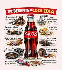 Coca-Cola has been a beloved beverage for decades, but the truth behind its  effects on health is alarming. Beyond quenching thirst, it has a surprising  number of cleaning and industrial uses. From