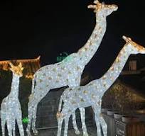 Giraffe Christmas Decoration Outdoor - Durable & Bright