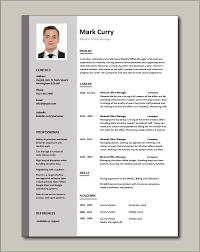 When adding in information about yourself, be sure to not only include all of your professional qualifications but to also. Medical Office Manager Resume Template Example Cv Sample Job Description Medicine Diary