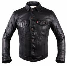 Levi S Leather Jacket Mens Coat Levis M Levi Biker Trucker Black Matt Goat Levis Motorcycle Cosas Para Comprar Cuero Compras