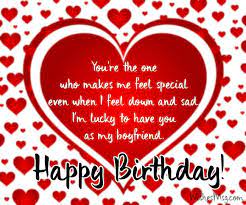 Emotional birthday wishes for boyfriend | a great collection of sweet and romantic birthday wishes for boyfriend as well as beautiful birthday cards. 80 Happy Birthday Wishes For Boyfriend Wishesmsg