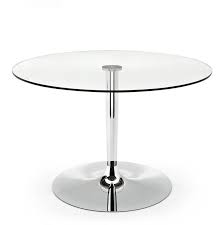Tip top est une petite table de service flexible, légère et polyvalente. Table Ronde En Verre Design Pied Chrome Sur Cdc Design