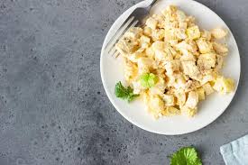 It adds the perfect amount of crunch and really lets all the flavors of the chicken salad come through. Healthy Chicken Salad With Egg Apple And Daikon Stock Photo Image Of Bakery Brown 167963266
