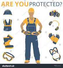 Personal Protective Equipment And Wear Set Will Be Use For Occupatio In 2020 Occupational Health And Safety Personal Protective Equipment Social Media Design Graphics