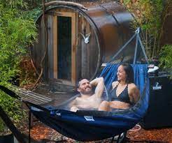 John and laura lewis embarked on a mission to build the. Hot Tub Hammock