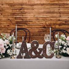 Barnyard Designs Metal Marquee Letter I Light Up Wall Initial Wedding Home And Bar Decoration 12 Rust Walmart Com Wedding Initials Wedding Wall Decorations Light Up Marquee Letters
