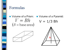 B is the area of the base. Volume Of Cones And Pyramids Ppt Download