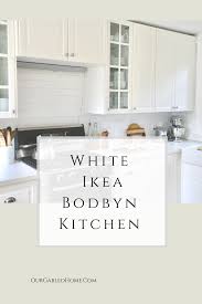 White Farmhouse Kitchen Tour Ikea Bodbyn Kitchen White Farmhouse Kitchens White Ikea Kitchen
