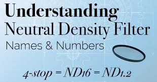 understanding neutral density filter names and numbers