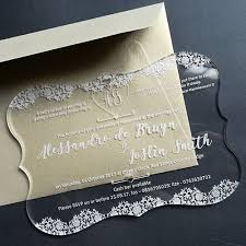 Check spelling or type a new query. Clear Acrylic Wedding Invite Perspex Wedding Stationery