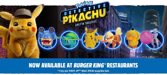 Detective pikachu coloring pages for kids, how to draw pokèmon detective pikachu for kids. Burger King Jr Meal Toys April 2019 Pokemon Detective Pikachu Kids Time