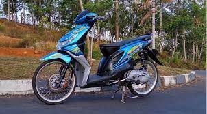 Beat karbu warna biru modifikasi. Modifikasi Motor Beat Karbu Biru Putih Radea