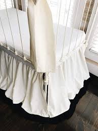 Choose from contactless same day delivery, drive up and more. High Cotton Textile Ivory Black Ruffled Crib Bedding Set