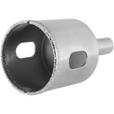 It attaches to the end of your drill and cuts perfect circular holes into materials. Diamond Hole Saw Kit Qep