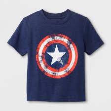 Men's marvel captain america reflect shield graphic tee sale $19.99. Toddler Boys Marvel Captain America Shield Short Sleeve T Shirt Navy Target