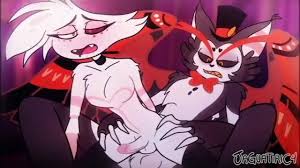 Hazbin Hotel Animazione Gay Angel Dust x Husk - Pornhub.com
