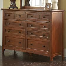 Aamerica Westlake Transitional 10 Drawer Dresser With Felt Lined Top Drawers Wayside Furniture Dressers