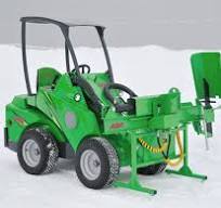 Avant® front loader attachments - Log Splitter | log ...