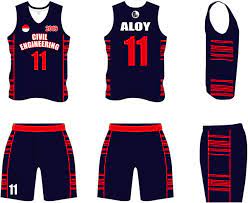 Sedangkan untuk warnanya, desain baju basket custom ini memiliki dasar warna merah dengan list warna hitam dan pada bagian kerah putih. Desain Baju Basket Keren