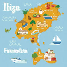 Illustrators Ireland Affiche Vintage Cartographie Cartes
