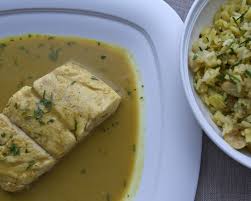 Snapper In Coconut Curry Sauce With Tropical Fried Rice Coconut Curry Sauce Curry Sauce Fish Recipes