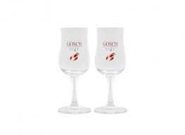 Gosch Weinglaser Mit Rotem Logo 2 Stuck Glaser Tisch Decken Gosch Sylt Versand