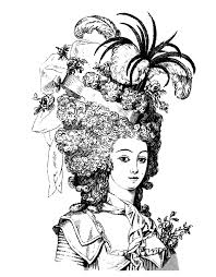 Parts of a flower coloring page best of arch constantine super coloring coloring pages a collection of great coloring pages there are lots of coloring sheets all over the web. Hairdressing Style Marie Antoinette Livre 1880 Royal Adult Coloring Pages