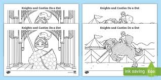Do a Dot Knights and Castles Activity (teacher made)