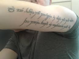 5 out of 5 stars (3) $ 1.00. My Tattoo Of A Lotr Quote Converted Into Elvish Runes Album On Imgur