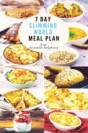 Seven Day Slimming World Meal Plan For Healthy Low Syn And Syn Free Recipes Slimming World Recipes Syn Free Slimming World Diet World Recipes
