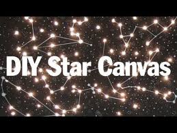 Add A Bit Of Starry Twinkly Awesomeness To Your Home Decor With This Diy Lighted Constellation Wall Art Diy Lighting Constellation Canvas Diy Canvas Wall Art