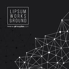 Black And White Graphics Background Geometric Abstract Polygon Black Background